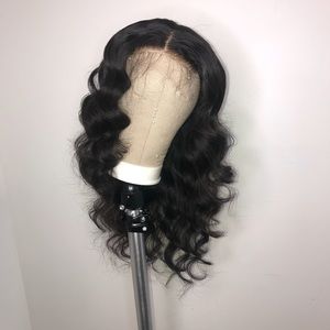 Machine made Closure Wig Unit